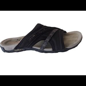 Merrell Women’s 8 Terran Slide Sandals Black Slip On